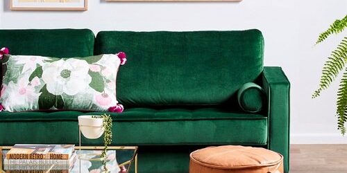 eco-friendly green sofa