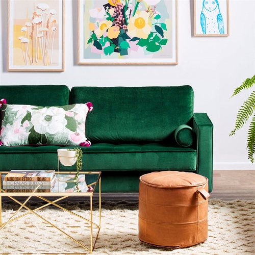 eco-friendly green sofa