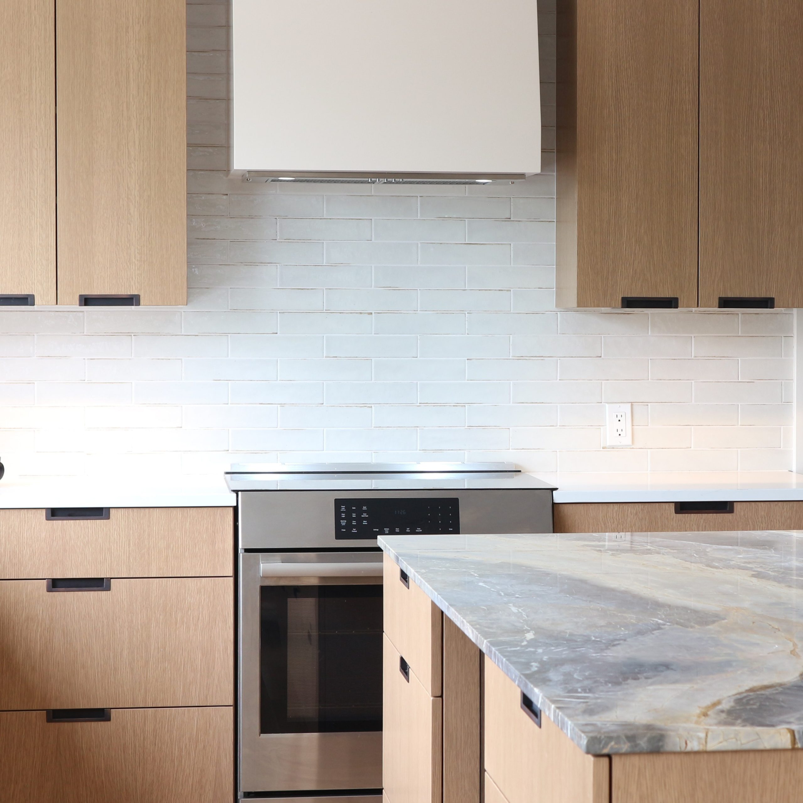 modern oak kitchen