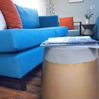 Side Table in Waiting Room