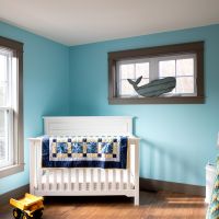 turquois childs room